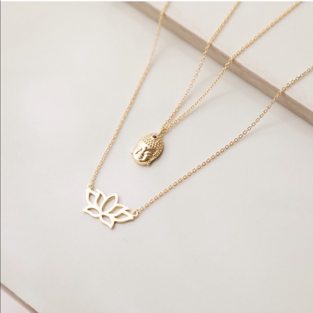 Lotus Necklace | 925 Silver - Picture 6 of 6